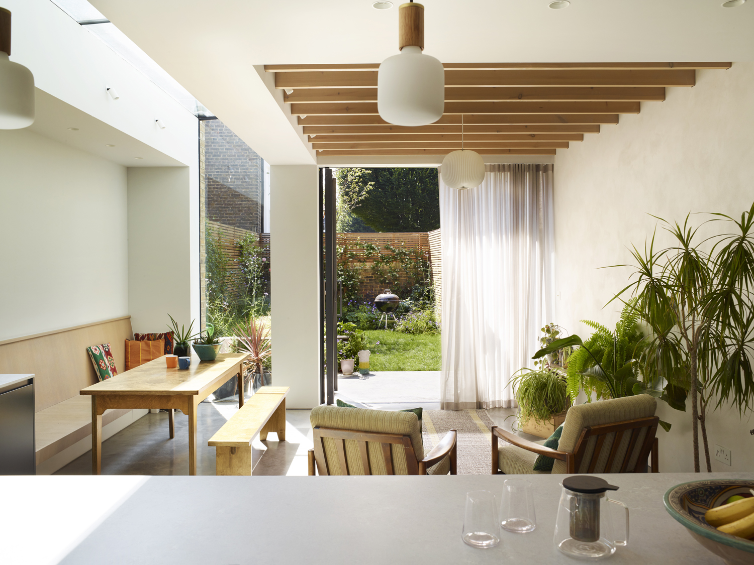 evoke projects ltd bespoke green kitchen extension GR
