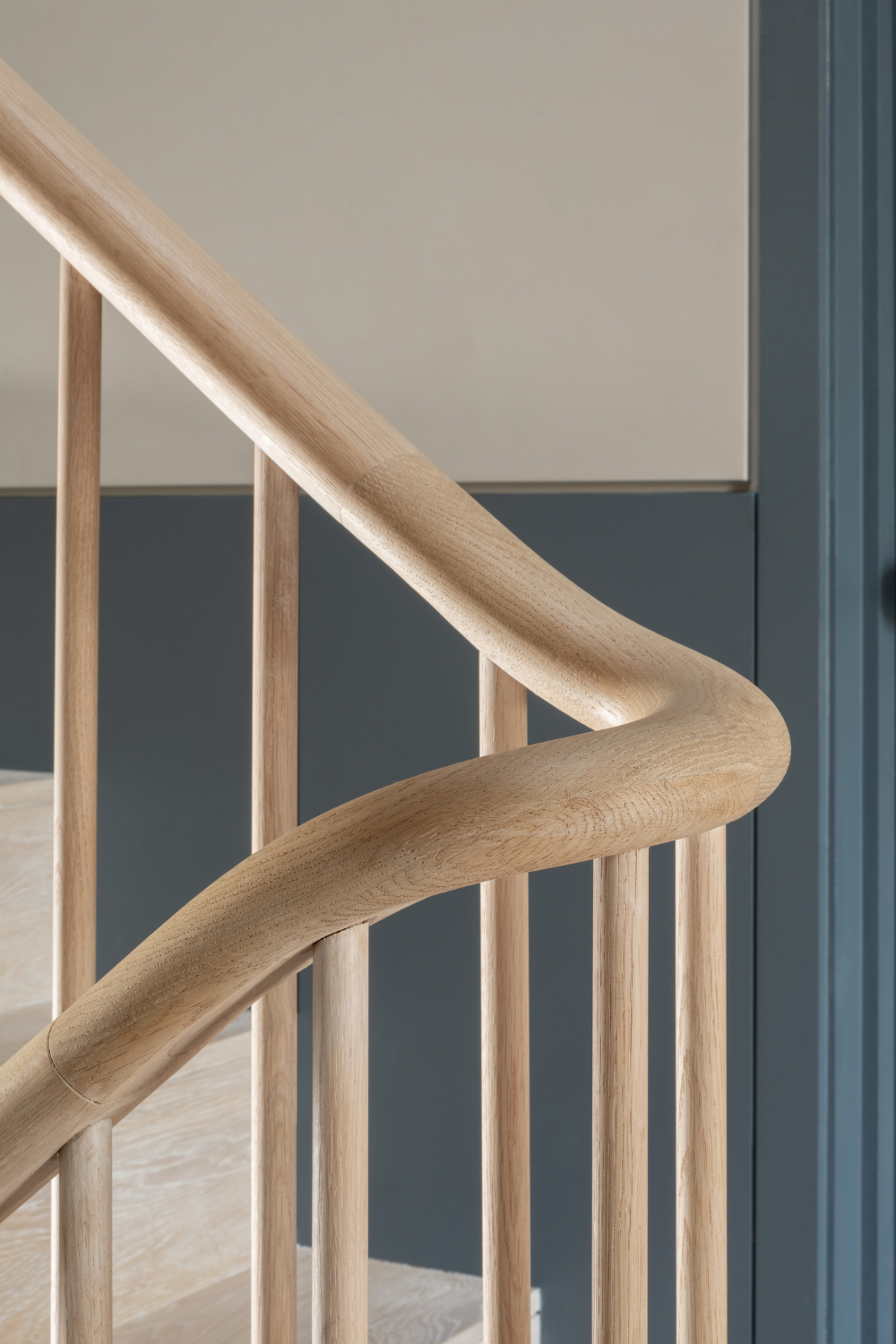 Bespoke timber staircase balustrade 