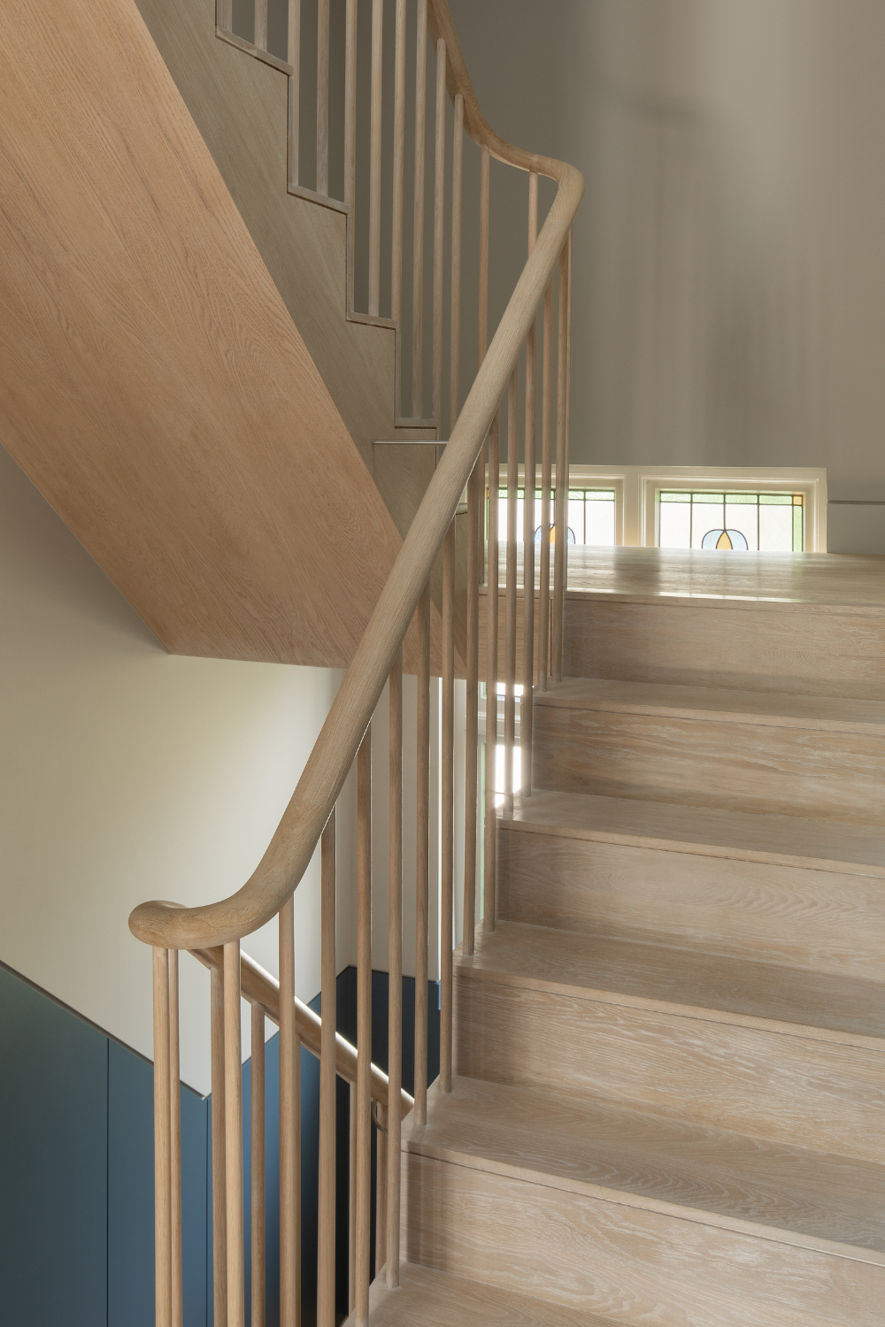 Bespoke timber staircase and balustrade 